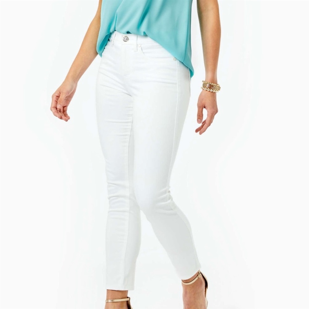 Lilly Pulitzer Skinny Jeans in White